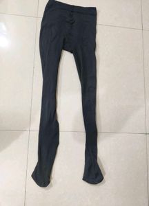 Thermal Black Leggings For Winter