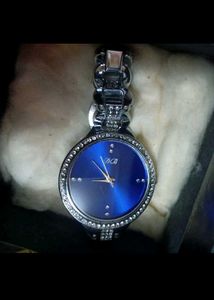 Rare Blue Watch With Diamonds