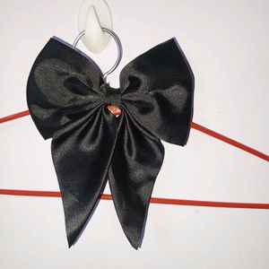 Black Bow Hair Pin