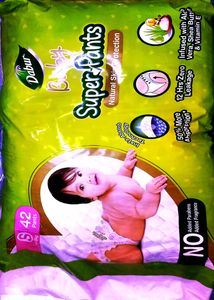 Dabur Baby Super Pants Small Size (42 Diapers)