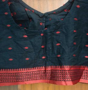 Black-Red Blouse