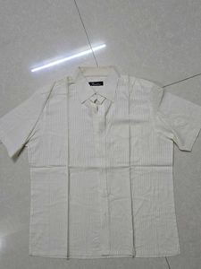 Off-white Striped Half Shirt