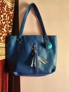 Blue Tote Bag