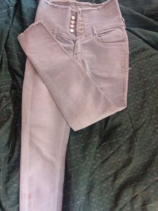 This Is Grey Jeans With Good Quality