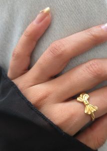 Gold Bow Ring