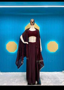 Shrug With Koti And Skirt