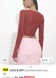 Lulu&amp;Sky Red Top