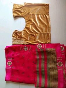 4 Combo Saree With Blouse 🎉..