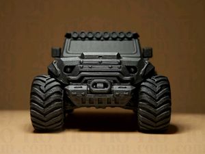4x4 Off Road Car Model 3d Printed