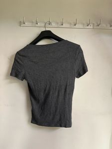 Gray V-Neck T-Shirt