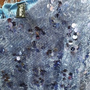 Blue Shimmer Party Top