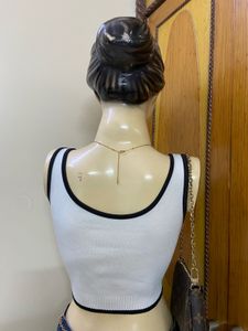 White Crop Top
