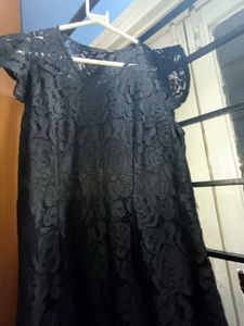 Black Net Gown