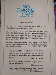 No Greater Love