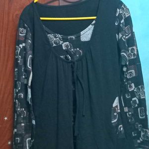 Tshirt With Overcoat