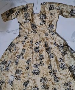 Silk Anarkali Ethnic Gown