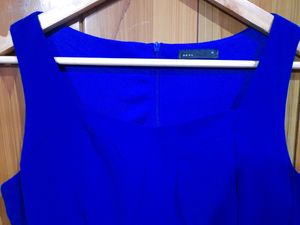 Padded Light Navy Blue Dress.