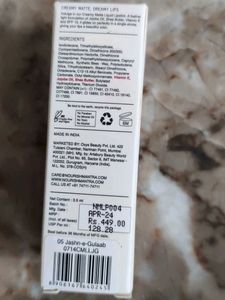 Nourish Mantra Lipstick jashna e gulaab