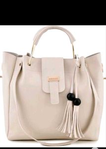 New Grey Boxy Sling Bag