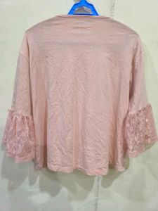 Pink Disney Frozen Top For Girls