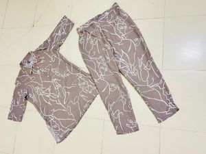 Abstract Print Lounge Set