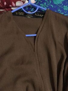 Elegant Brown Abaya