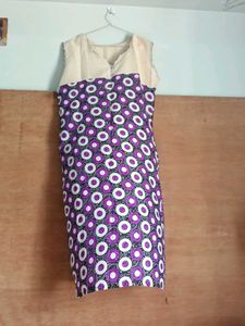 Patterned Casual Dress