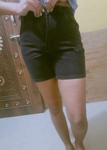 Bershka Black Shorts