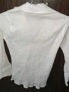 White Textured Shirt