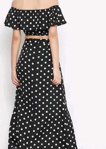 High Slit Two Peice Dress