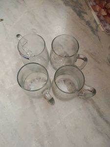 Eagle Glass Mugs (Set of 2)