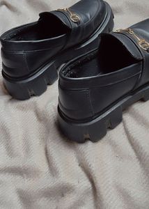 Chunky Black Loafers- SIZE 3