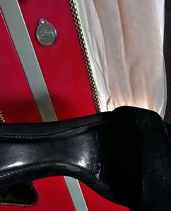 Embellished Block Heels