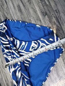 Blue Zebra Bikini Bottom🧡