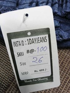 😜B@100 Size-26 (Sale) Latest Ladies high wais