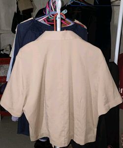 Beige Top Blazer