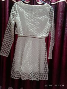 Short One Piece White Dress