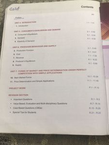 Introductory Microeconomics For Class XI