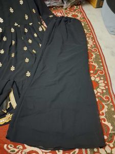 Black Embroidered Salwar Kameez Suit