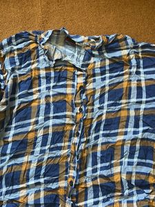 Blue &amp; Yellow Plaid Button-Down