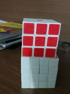 3x3 + 4x4 Rubiks Cubes