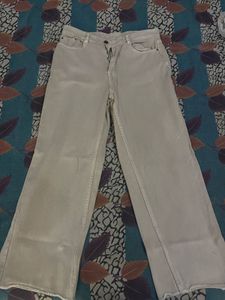 Beige Jeans