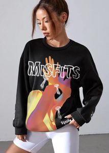 Hersheinbox Black oversized Sweatshirt