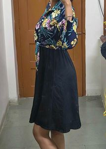 Floral Print Shirt Dress