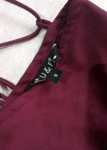 Y2k Lace Up Cottagecore Top