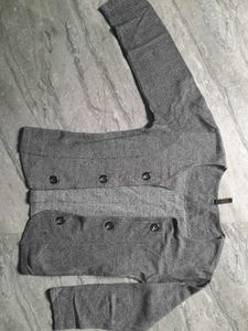 Grey Knit Jacket