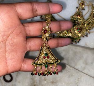 Bridal Multicoloured Necklace Set