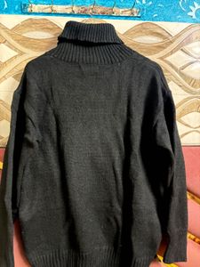 Black Turtleneck Sweater