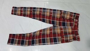 Checked Pants