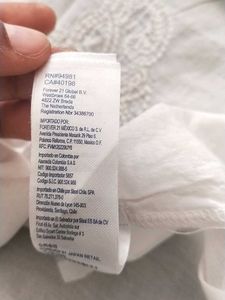 White Embroidered Top(Forever 21)